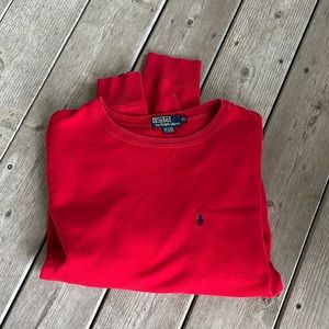 Polo by Ralph Lauren Mens red crewneck sweatshirt XL